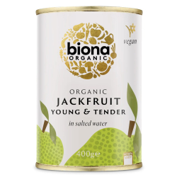 Biona Organic Jack fruit in Salted Water 400g, Pack Of 6 Biona Organic Jack fruit in Salted Water 400g, Pack Of 6