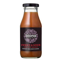 Biona Organic Sweet & Sour Stir Fry Sauce 240 ml, Pack Of 6 Biona Organic Sweet & Sour Stir Fry Sauce 240 ml, Pack Of 6