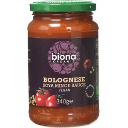 Biona Organic Soya Bolognese Pasta Sauce 340g, Pack Of 6 Biona Organic Soya Bolognese Pasta Sauce 340g, Pack Of 6