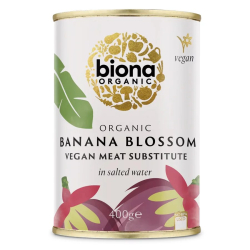Biona Organic Banana Blossom In Salted Water 400g, Pack Of 6 Biona Organic Banana Blossom In Salted Water 400g, Pack Of 6