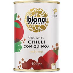 Biona Chilli Con Quinoa Organic 400g, Pack Of 6 Biona Chilli Con Quinoa Organic 400g, Pack Of 6
