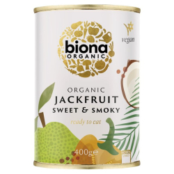 Biona Organic Sweet & Smoky Jackfruit 400g, Pack Of 6 Biona Organic Sweet & Smoky Jackfruit 400g, Pack Of 6