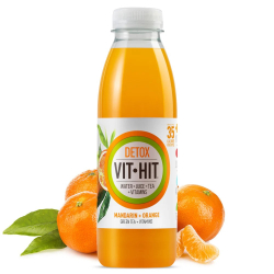 Vit-Hit Detox Mandarin + Orange 500 ml, Pack Of 12 Vit-Hit Detox Mandarin + Orange 500 ml, Pack Of 12