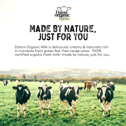 Daioni Organic Skimmed UHT Milk 0.1% fat content (1 Litre), Pack Of 12 Daioni Organic Skimmed UHT Milk 0.1% fat content (1 Litre), Pack Of 12