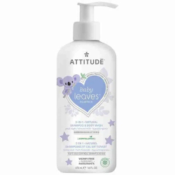 Baby Leaves 2in1 Shampoo Night Almond Milk 473ml, Pack Of 6 Baby Leaves 2in1 Shampoo Night Almond Milk 473ml, Pack Of 6