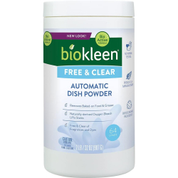 Biokleen Free & Clear Automatic Dish Powder, 32-Ounce Bottles, Pack Of 3 Biokleen Free & Clear Automatic Dish Powder, 32-Ounce Bottles, Pack Of 3