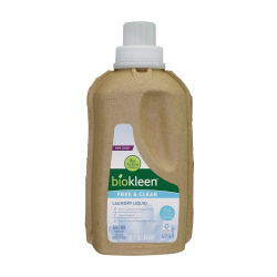 Biokleen Organic Free & Clear Laundry Liquid 32 Oz, Pack Of 3 Biokleen Organic Free & Clear Laundry Liquid 32 Oz, Pack Of 3