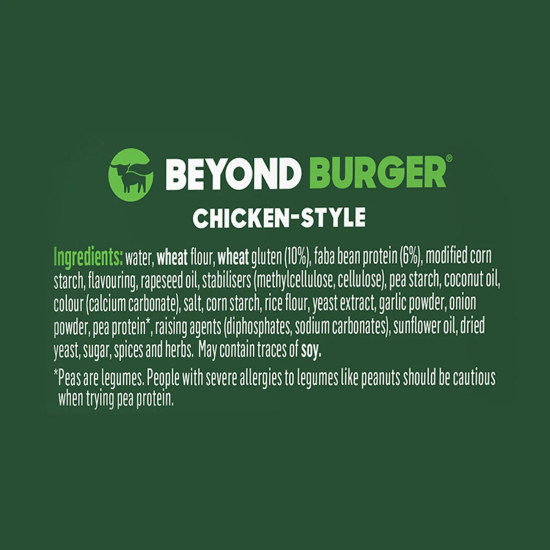 Beyond Chicken Style Burger 180g
