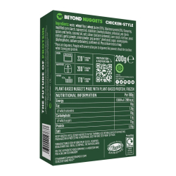 Beyond Chicken-Style Nugget Frozen Plant Based Nuggets 50% Less Saturated Fat, 200g Beyond Chicken-Style Nugget Frozen Plant Based Nuggets 50% Less Saturated Fat, 200g