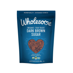 Wholesome Organic Fair Trade Premium Quality Dark Brown Sugar, 680g Wholesome Organic Fair Trade Premium Quality Dark Brown Sugar, 680g