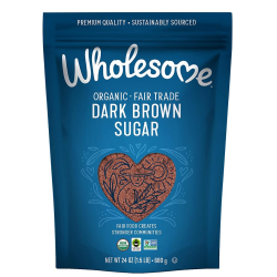 Wholesome Organic Fair Trade Premium Quality Dark Brown Sugar, 680g Wholesome Organic Fair Trade Premium Quality Dark Brown Sugar, 680g