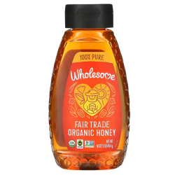 Wholesome Organic Fair Trade 100% Pure Honey, 454g Wholesome Organic Fair Trade 100% Pure Honey, 454g