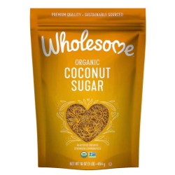 Wholesome Organic Premium Quality Coconut Palm Sugar, 454g Wholesome Organic Premium Quality Coconut Palm Sugar, 454g