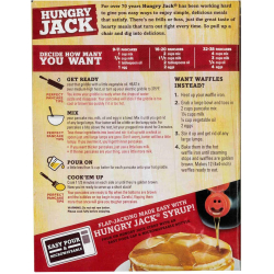 Hungry Jack Pancake & Waffle Mix Complete Extra Light & Fluffy 907g Hungry Jack Pancake & Waffle Mix Complete Extra Light & Fluffy 907g