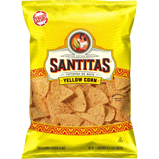 Santitas Yellow Corn Tortilla Chips 10 Oz (283.5g)