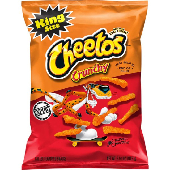 Cheetos Crunchy Cheese Flavored Snacks 3.5 Oz