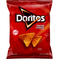 Doritos Nacho Cheese Flavored Tortilla Chips, 11 OZ (312g), Pack Of 6 Doritos Nacho Cheese Flavored Tortilla Chips, 11 OZ (312g), Pack Of 6