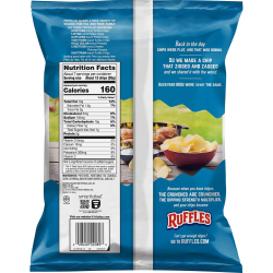 Ruffles Original Potato Chips 6.5 OZ 6x184g Ruffles Original Potato Chips 6.5 OZ 6x184g