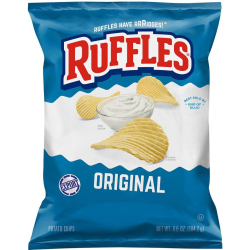 Ruffles Original Potato Chips 6.5 OZ 6x184g Ruffles Original Potato Chips 6.5 OZ 6x184g