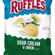 Ruffles Sour Cream & Onion Flavored Potato Chips 6.5 OZ (184g) 