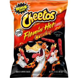 Cheetos Crunchy Flaming Hot Cheese Flavored Snack 3.5 Oz, Pack Of 6 Cheetos Crunchy Flaming Hot Cheese Flavored Snack 3.5 Oz, Pack Of 6