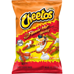 Cheetos Crunchy Flaming Hot Chips 8 Oz (227g), Pack Of 4 Cheetos Crunchy Flaming Hot Chips 8 Oz (227g), Pack Of 4