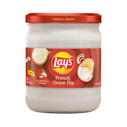 Lay's French Onion Dip, No Artificial Flavors, 15 OZ (425g), Pack Of 6 Lay's French Onion Dip, No Artificial Flavors, 15 OZ (425g), Pack Of 6