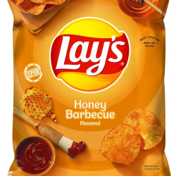 Lay's Honey Barbecue Flavored Potato Chips 6.5 OZ Lay's Honey Barbecue Flavored Potato Chips 6.5 OZ