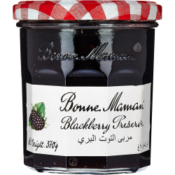 Bonne Maman Jam Blackberry Preserve 370g, Pack OF 6 Bonne Maman Jam Blackberry Preserve 370g, Pack OF 6