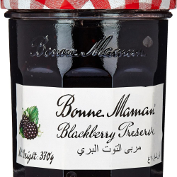 Bonne Maman Jam Blackberry Preserve 370g, Pack OF 6 Bonne Maman Jam Blackberry Preserve 370g, Pack OF 6