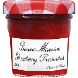 Bonne Maman Jam Strawberry Preserves 30g, Pack Of 12 Bonne Maman Jam Strawberry Preserves 30g, Pack Of 12