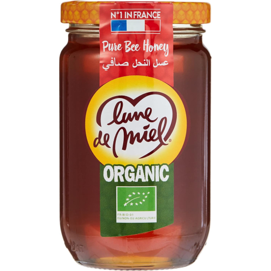 Lune De Miel Organic Pure Bee Honey 375g