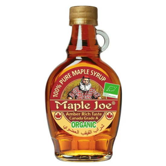 Maple Joe Syrup Organic Glass Jar 250g