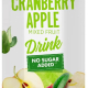 Ocean Spray Cranberry Apple Mixed Fruit Drink No Sugar Added, Contains Vitamin C 1 Litre 