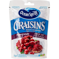 Ocean Spray Craisins Dried Cranberries Pomegranate Juice Infused 150g