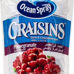Ocean Spray Craisins Dried Cranberries Pomegranate Juice Infused 150g Ocean Spray Craisins Dried Cranberries Pomegranate Juice Infused 150g