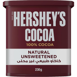 Hershey's Natural Unsweetened 100% Cocoa Powder 230g, Pack Of 6 Hershey's Natural Unsweetened 100% Cocoa Powder 230g, Pack Of 6