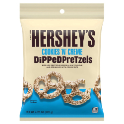 Hershey's Dipped Pretzels Cookies 'N' Crème 6x120g Hershey's Dipped Pretzels Cookies 'N' Crème 6x120g