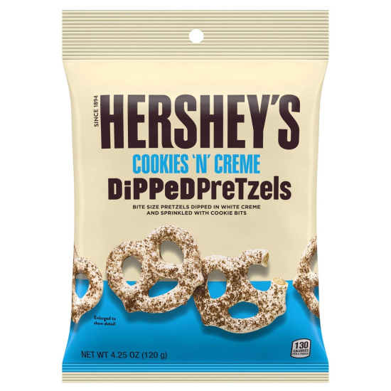 Hershey's Dipped Pretzels Cookies 'N' Crème 120g