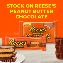 Hershey's Reese's 3 Chocolate Peanut Butter Cups 46g, Pack Of 20 Hershey's Reese's 3 Chocolate Peanut Butter Cups 46g, Pack Of 20
