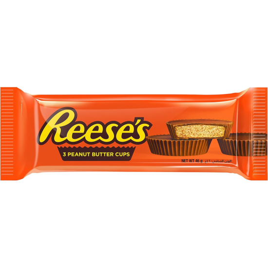 Hershey's Reese's 3 Chocolate Peanut Butter Cups 46g