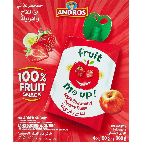 Fruit Me Up Apple Strawberry 4 x 90g