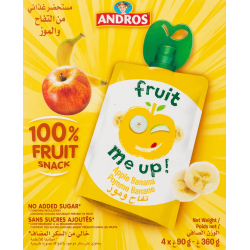 Fruit Me Up Apple Banana 4 x 90g, Pack Of 6 Fruit Me Up Apple Banana 4 x 90g, Pack Of 6