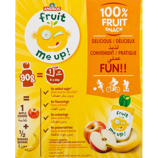 Fruit Me Up Apple Banana 4 x 90g