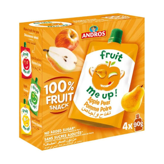 Fruit Me Up Apple Pear 4x90g