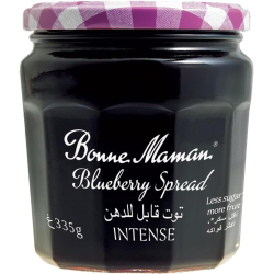 Bonne Maman Intense Blueberry Spread 335g, Pack Of 6 Bonne Maman Intense Blueberry Spread 335g, Pack Of 6