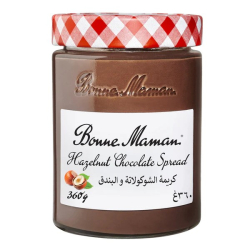 Bonne Maman Hazelnut Chocolate Spread with Cocoa, No Palm Oil, 20% Hazelnut 360g, Pack Of 6 Bonne Maman Hazelnut Chocolate Spread with Cocoa, No Palm Oil, 20% Hazelnut 360g, Pack Of 6
