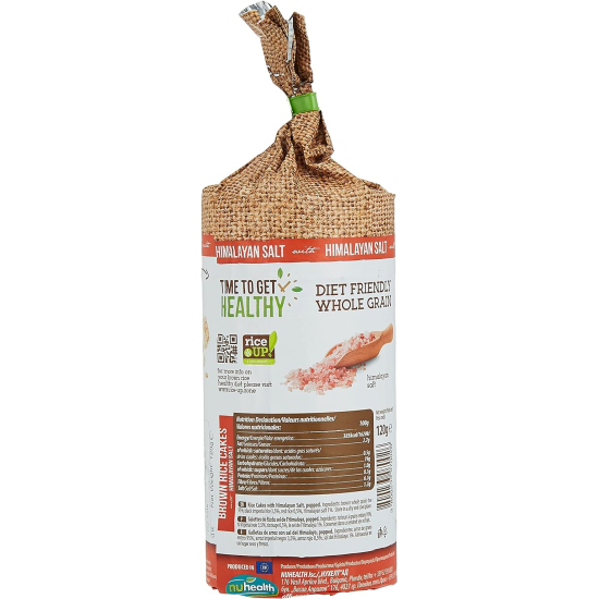 Rice Up Whole Grain Rice Cakes Himalayan Salt 120g