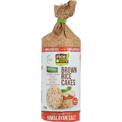 Rice Up Whole Grain Rice Cakes Himalayan Salt 120g, Pack Of 6