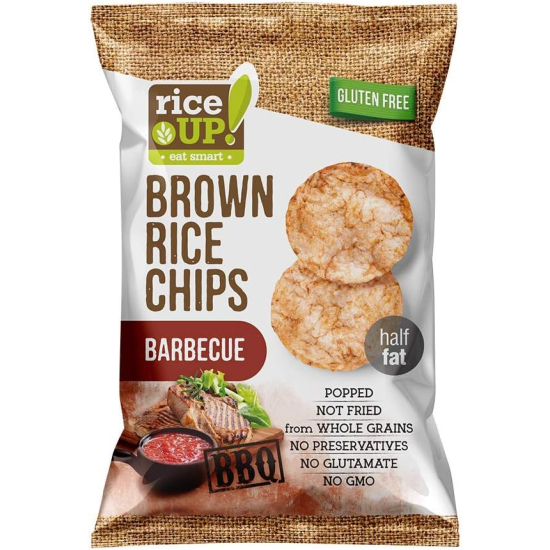 Rice Up Whole Grain Rice Chips Barbecue Gluten free, No GMO 60g